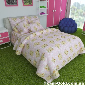 Комплект постельного белья Gold N-10-0292-pink